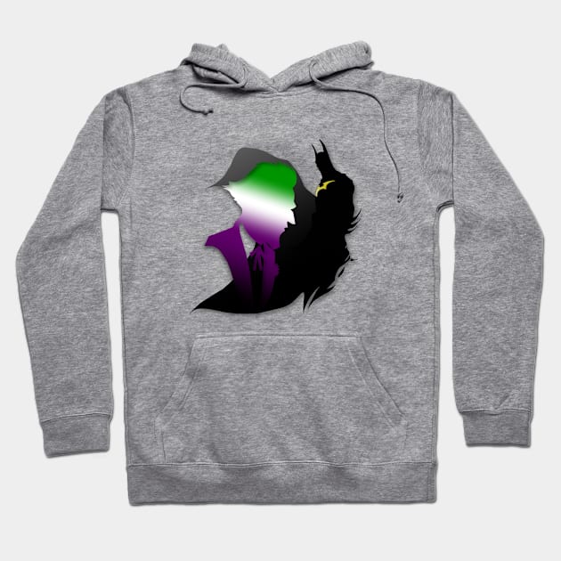 Silhy bat colors Hoodie by Thisepisodeisabout